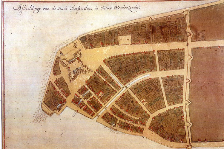 Castello Plan of Nieuw Amsterdam New York