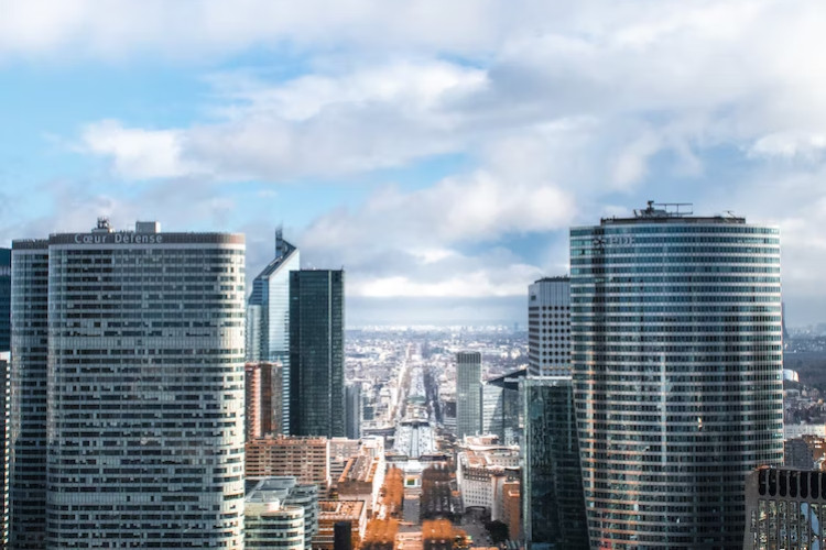 La Defense views Paris