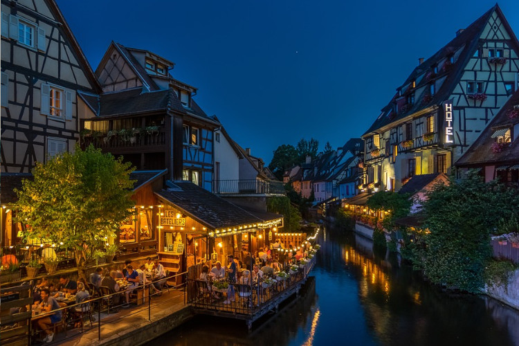 Nighttime in Colmar