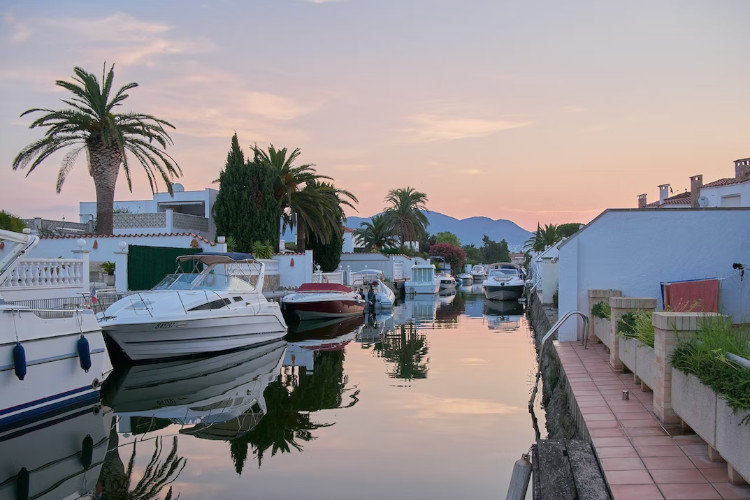 Sunset in Empuriabrava