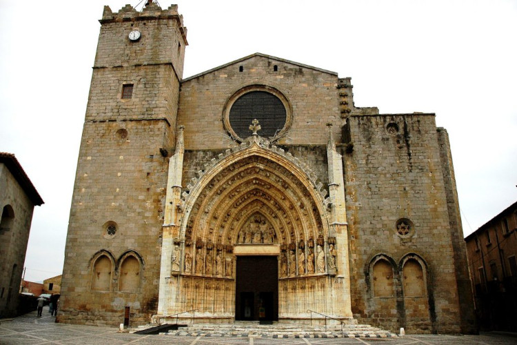 The Santa Maria Basilica in Castello dEmpuries