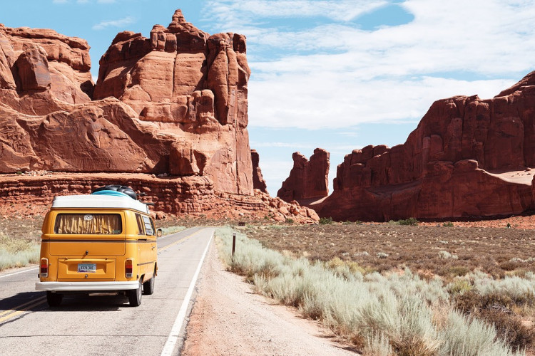 arches national park scenery