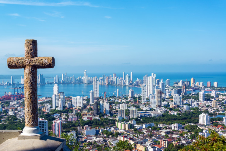 cartagena from la popa convent