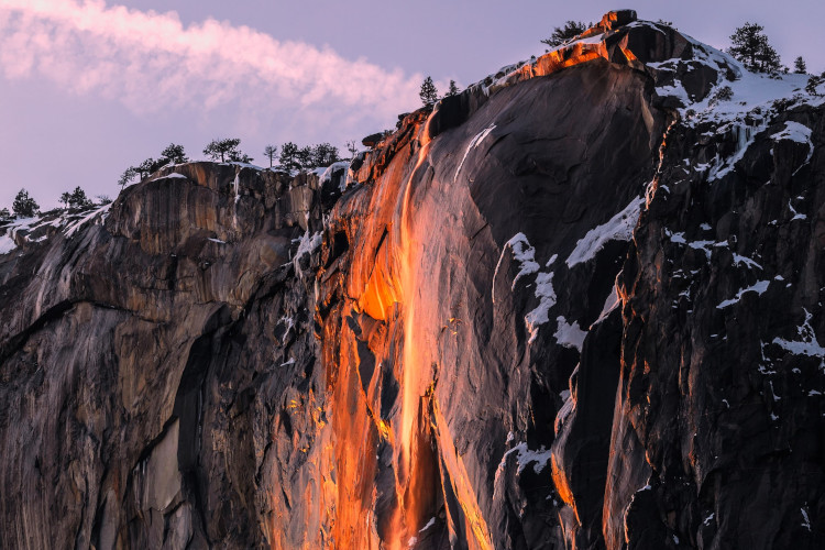 horsetail fall yosemite