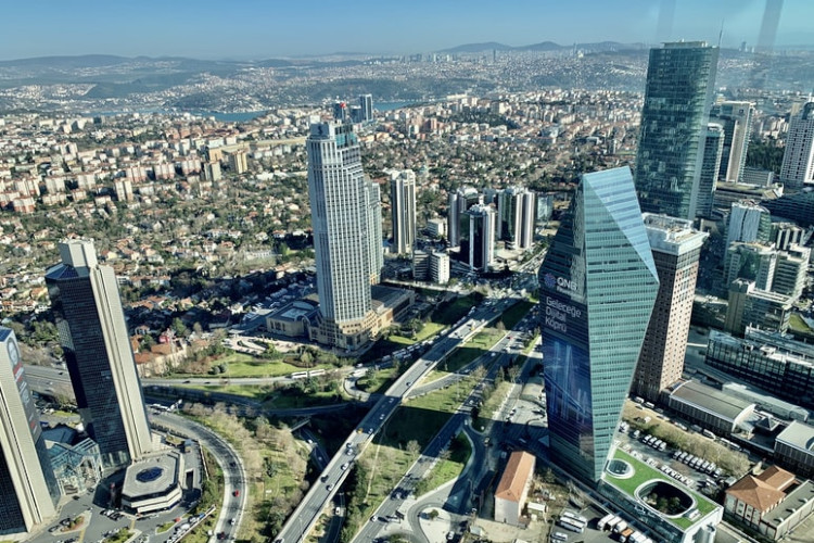 istanbul view from sapphire 360 building