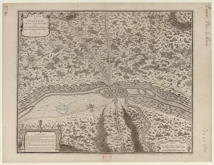 lutetia map paris